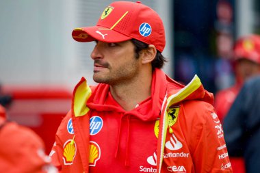 Hollanda GP F1 2024, 24 Ağustos 2024, Zandvoort, Hollanda - Ferrari için Formula 1 Carlos Sainz sürücüsü