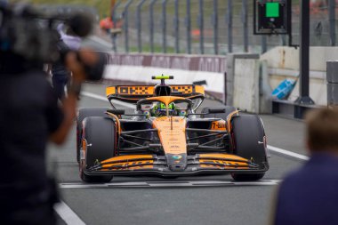 Hollanda GP F1 2024, 24 Ağustos 2024, Zandvoort, Hollanda - McLaren için Formula 1 Lando Norris sürücüsü