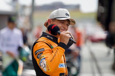 Hollanda GP F1 2024, 24 Ağustos 2024, Zandvoort, Hollanda - McLaren için Formula 1 Lando Norris sürücüsü