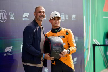 Hollanda GP F1 2024, 24 Ağustos 2024, Zandvoort, Hollanda - McLaren için Formula 1 Lando Norris sürücüsü
