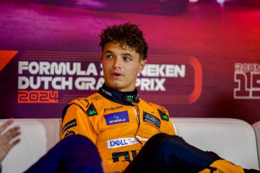 Hollanda GP F1 2024, 24 Ağustos 2024, Zandvoort, Hollanda - McLaren için Formula 1 Lando Norris sürücüsü