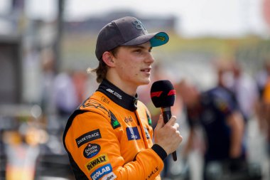 Hollanda GP F1 2024, 24 Ağustos 2024, Zandvoort, Hollanda - McLaren Formula 1 Oscar Piastri sürücüsü