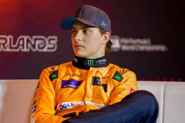 Hollanda GP F1 2024, 24 Ağustos 2024, Zandvoort, Hollanda - McLaren Formula 1 Oscar Piastri sürücüsü