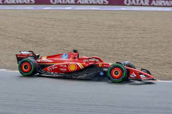 stock image Dutch GP F1 2024 on August 24 2024 at Zandvoort, Netherlands - Formula 1 Charles Leclerc driver for Ferrari