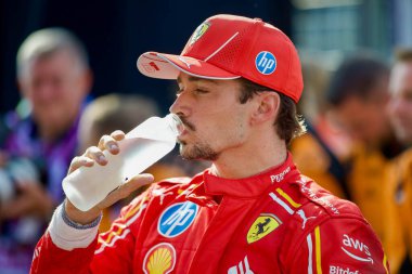 Hollanda GP F1 2024, 23 Ağustos 2024, Zandvoort, Hollanda - Ferrari Formula 1 Charles Leclerc sürücüsü