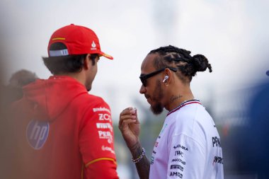 Hollanda GP F1 2024, 23 Ağustos 2024, Zandvoort, Hollanda - Mercedes için Formula 1 Lewis Hamilton sürücüsü