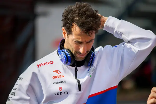 stock image Dutch GP F1 2024 on August 23 2024 at Zandvoort, Netherlands - Formula 1 Daniel Ricciardo driver for Racing Bulls