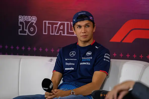 stock image Italian GP F1 2024 on August 27 2024 at Monza, Italy - Formula 1 Alexander Albon driver for Williams