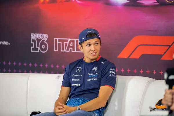 stock image Italian GP F1 2024 on August 27 2024 at Monza, Italy - Formula 1 Alexander Albon driver for Williams