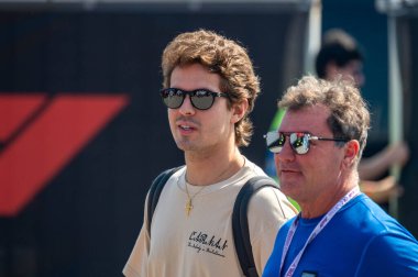 İtalyan GP F1 2024, 30 Ağustos 2024, Monza, İtalya - Formula 1 Franco Colapinto sürücüsü Williams
