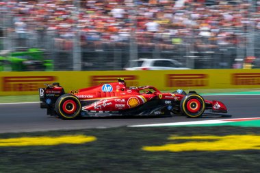 İtalyan GP F1 2024, 30 Ağustos 2024, Monza, İtalya - Formula 1 Franco Colapinto sürücüsü Williams
