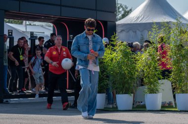 İtalyan GP F1 2024, 30 Ağustos 2024, Monza, İtalya - Formula 1 Franco Colapinto sürücüsü Williams