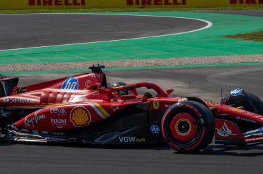 İtalyan GP F1 2024, 30 Ağustos 2024, Monza, İtalya - Formula 1 Franco Colapinto sürücüsü Williams