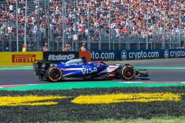 İtalyan GP F1 2024, 30 Ağustos 2024, Monza, İtalya - Formula 1 Franco Colapinto sürücüsü Williams