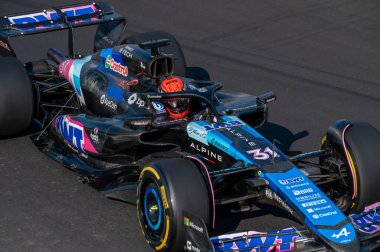 İtalyan GP F1 2024, 30 Ağustos 2024, Monza, İtalya - Formula 1 Esteban Ocon Alp sürücüsü