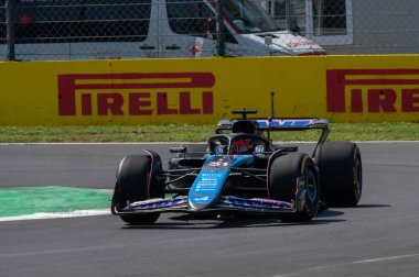 İtalyan GP F1 2024, 30 Ağustos 2024, Monza, İtalya - Formula 1 Esteban Ocon Alp sürücüsü