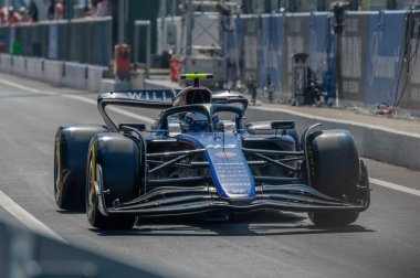 İtalyan GP F1 2024, 30 Ağustos 2024, Monza, İtalya - Formula 1 Franco Colapinto sürücüsü Williams