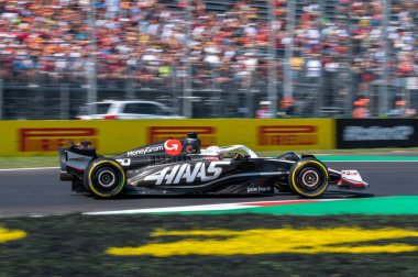 İtalyan GP F1 2024, 30 Ağustos 2024, Monza, İtalya - Haas Formula 1 pilotu Kevin Magnussen