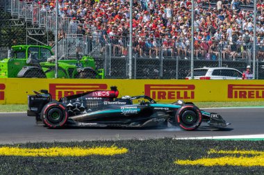 İtalyan GP F1 2024, 30 Ağustos 2024, Monza, İtalya - Mercedes 'in Formula 1 Kimi Antonelli sürücüsü