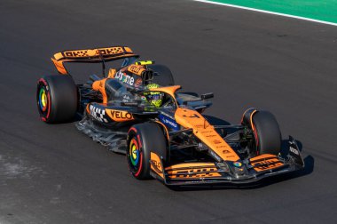 İtalyan GP F1 2024, 30 Ağustos 2024, Monza, İtalya - McLaren Formula 1 Norris sürücüsü