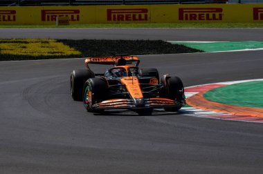 İtalyan GP F1 2024, 30 Ağustos 2024, Monza, İtalya - McLaren Formula 1 Norris sürücüsü