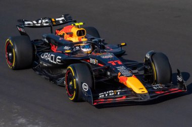 İtalyan GP F1 2024, 30 Ağustos 2024, Monza, İtalya - Red Bull için Formula 1 Sergio Perez sürücüsü