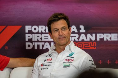 İtalyan GP F1 2024, 30 Ağustos 2024, Monza, İtalya - Formula 1 Toto Wolff Mercedes