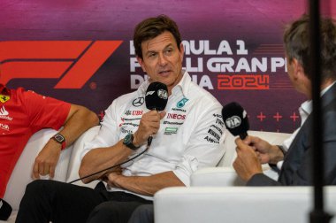 İtalyan GP F1 2024, 30 Ağustos 2024, Monza, İtalya - Formula 1 Toto Wolff Mercedes