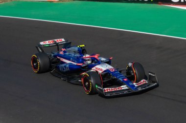 Italian GP F1 2024 on August 30 2024 at Monza, Italy - Formula 1 Yuki Tsunoda driver for Racing Bulls clipart