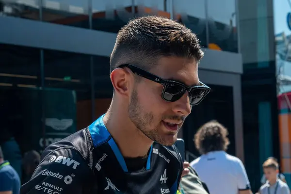 stock image Italian GP F1 2024 on August 30 2024 at Monza, Italy - Formula 1 Esteban Ocon driver for Alpine