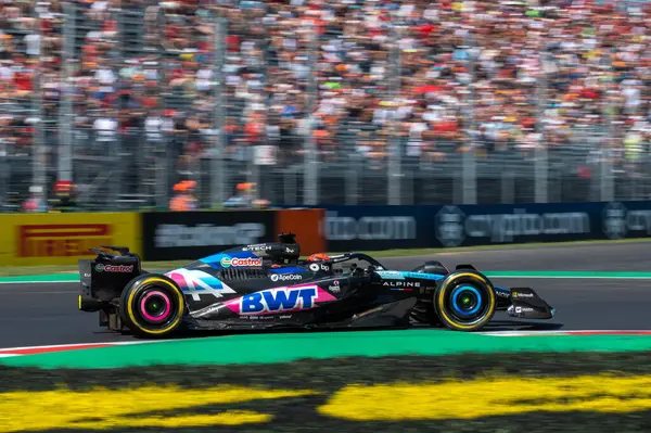 stock image Italian GP F1 2024 on August 30 2024 at Monza, Italy - Formula 1 Esteban Ocon driver for Alpine