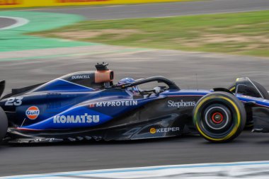 İtalyan GP F1 2024, 1 Eylül 2024, Monza, İtalya - Williams Formula 1 Alexander Albon sürücüsü