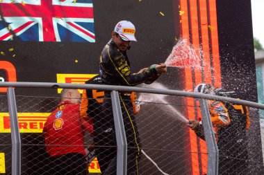 İtalyan GP F1 2024, 1 Eylül 2024, Monza, İtalya - Ferrari Formula 1 Charles Leclerc sürücüsü