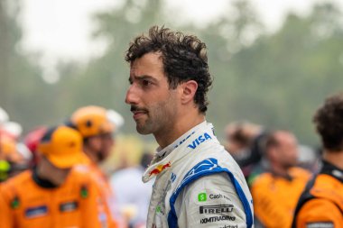 İtalyan GP F1 2024, 1 Eylül 2024, Monza, İtalya - Formula 1 Daniel Ricciardo Yarış Bulls sürücüsü