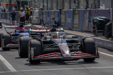 Italian GP F1 2024 on September 1 2024 at Monza, Italy - Formula 1 Kevin Magnussen driver for Haas clipart