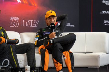 İtalyan GP F1 2024, 1 Eylül 2024, Monza, İtalya - McLaren Formula 1 Norris sürücüsü