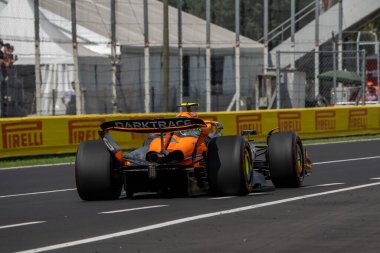 İtalyan GP F1 2024, 1 Eylül 2024, Monza, İtalya - McLaren Formula 1 Norris sürücüsü