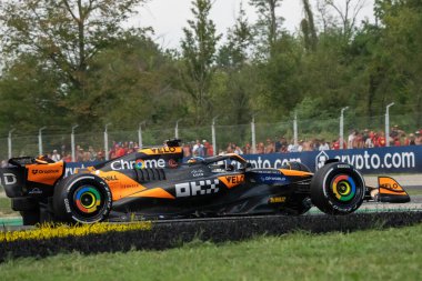 İtalyan GP F1 2024, 1 Eylül 2024, Monza, İtalya - McLaren Formula 1 pilotu Oscar Piastri
