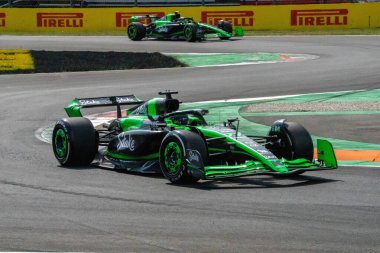 İtalyan GP F1 2024, 1 Eylül 2024, Monza, İtalya - Sauber Formula 1 Valtteri Bottas sürücüsü