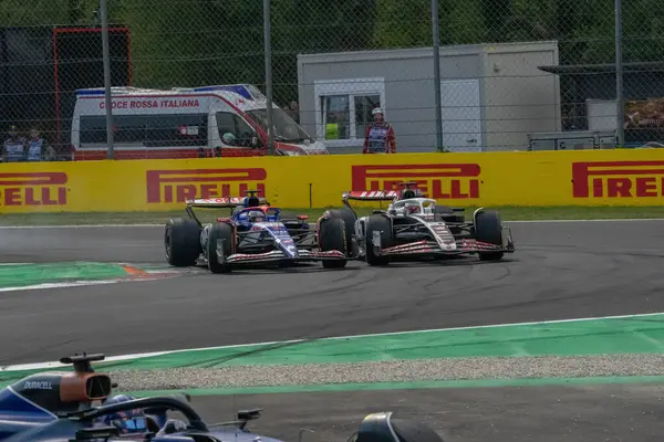 stock image Italian GP F1 2024 on September 1 2024 at Monza, Italy - Formula 1 Kevin Magnussen driver for Haas