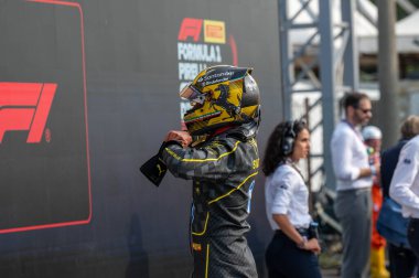 İtalyan GP F1 2024, 1 Eylül 2024, Monza, İtalya - Ferrari Formula 1 Carlos Sainz sürücüsü