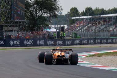 İtalyan GP F1 2024, 1 Eylül 2024, Monza, İtalya - McLaren Formula 1 pilotu Oscar Piastri