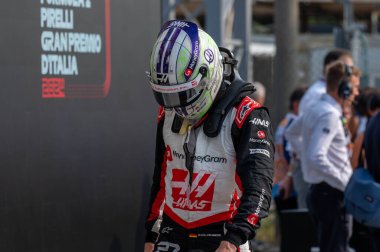 İtalyan GP F1 2024, 1 Eylül 2024, Monza, İtalya - Formula 1 Nico Hulkenberg Haas sürücüsü