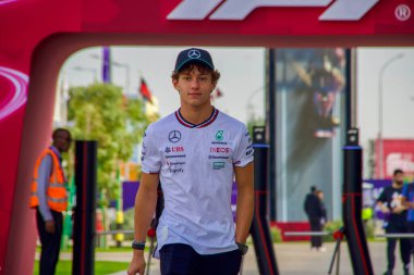 Katar GP F1 2024, 28 Kasım 2024, Losail, Katar - Mercedes için Formula 1 Kimi Antonelli sürücüsü