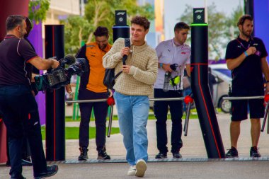 Katar GP F1 2024, 28 Kasım 2024, Losail, Katar - McLaren için Formula 1 Lando Norris sürücüsü