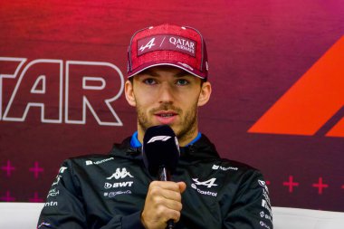 Katar GP F1 2024, 28 Kasım 2024, Losail, Katar - Formula 1 Alp pilotu Pierre Gasly