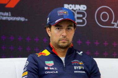 Katar GP F1 2024, 28 Kasım 2024, Losail, Katar - Formula 1 Sergio Perez Red Bull sürücüsü