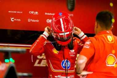 Katar GP F1 2024, 30 Kasım 2024, Losail, Katar - Ferrari sürücüsü için Formula 1 Charles Leclerc