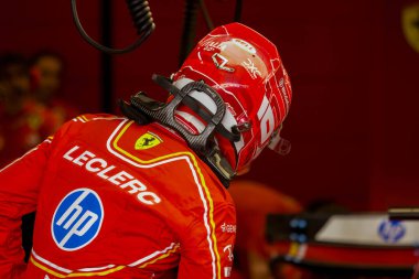 Katar GP F1 2024, 30 Kasım 2024, Losail, Katar - Ferrari sürücüsü için Formula 1 Charles Leclerc