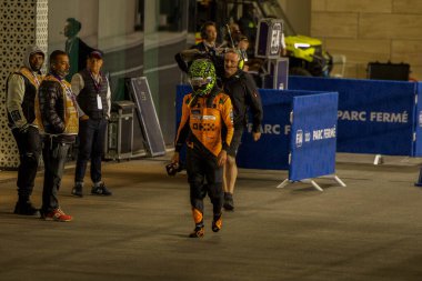 Katar GP F1 2024, 30 Kasım 2024, Losail, Katar - McLaren için Formula 1 Lando Norris sürücüsü
